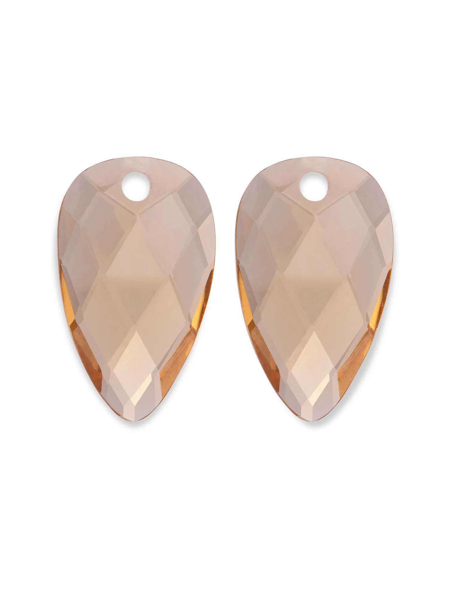 Sparkling Jewels Oorstenen Blossom - Light Gold Citrien EAGEM65-BS