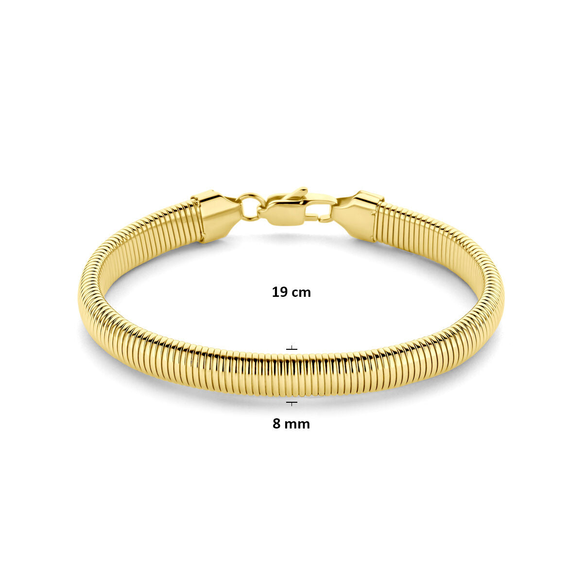 Fantasy Collection Armband ion plating 8 mm 19 cm edelstaal