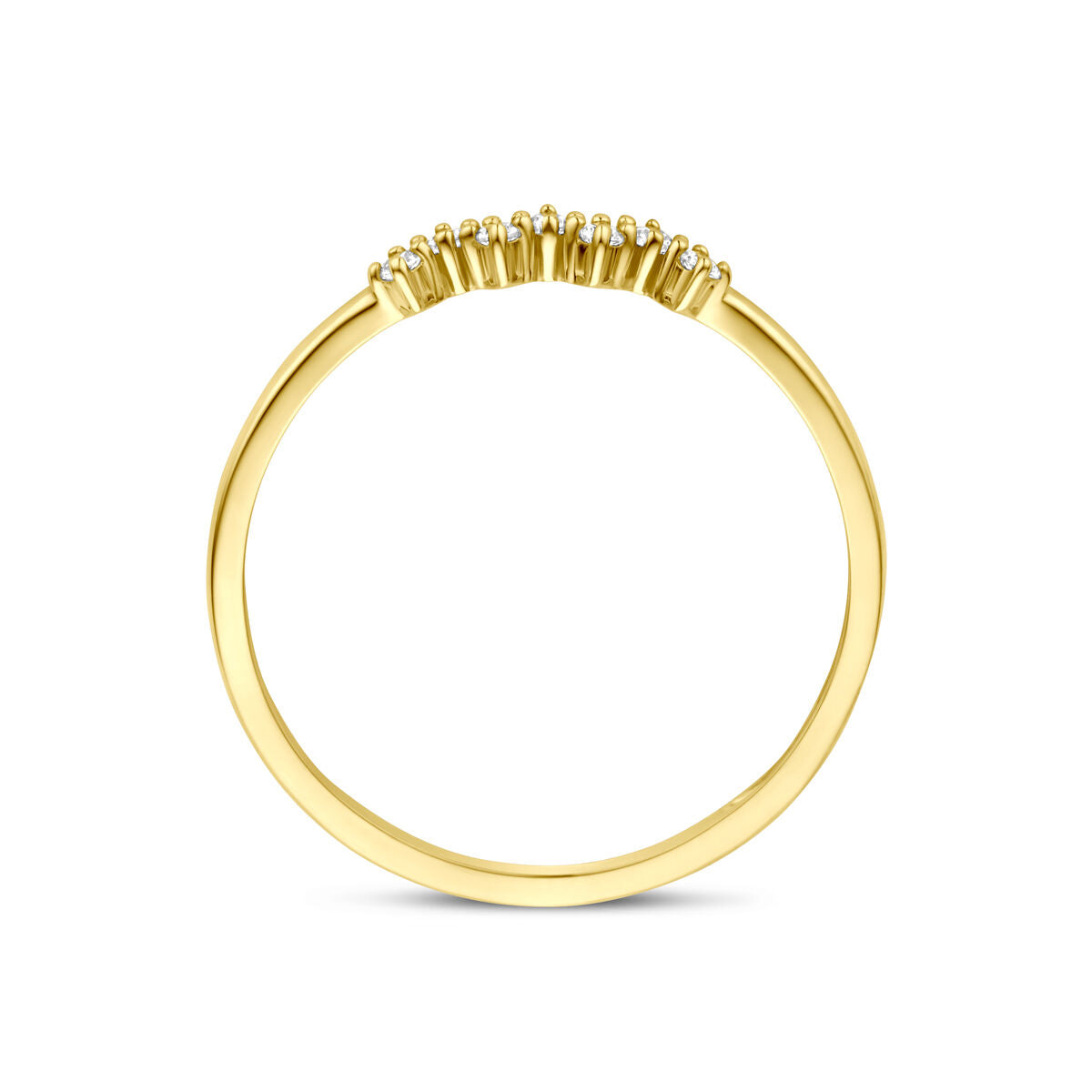 Fantasy Collection Ring zirkonia 14K geelgoud