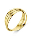 9K Gouden Geel Kleurig Trinity Ringen 8000239 - PansiteNederland.nl