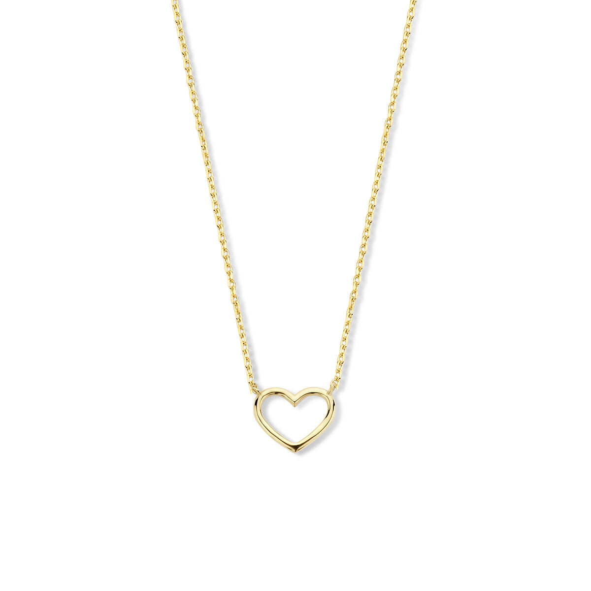 Fantasy Collection 9K collier hart 40 - 42 - 44 cm 9K geelgoud