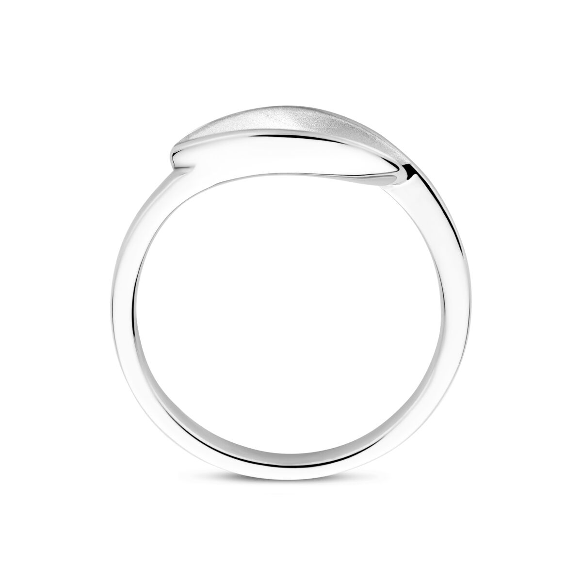 Fantasy Collection Ring poli/mat zilver