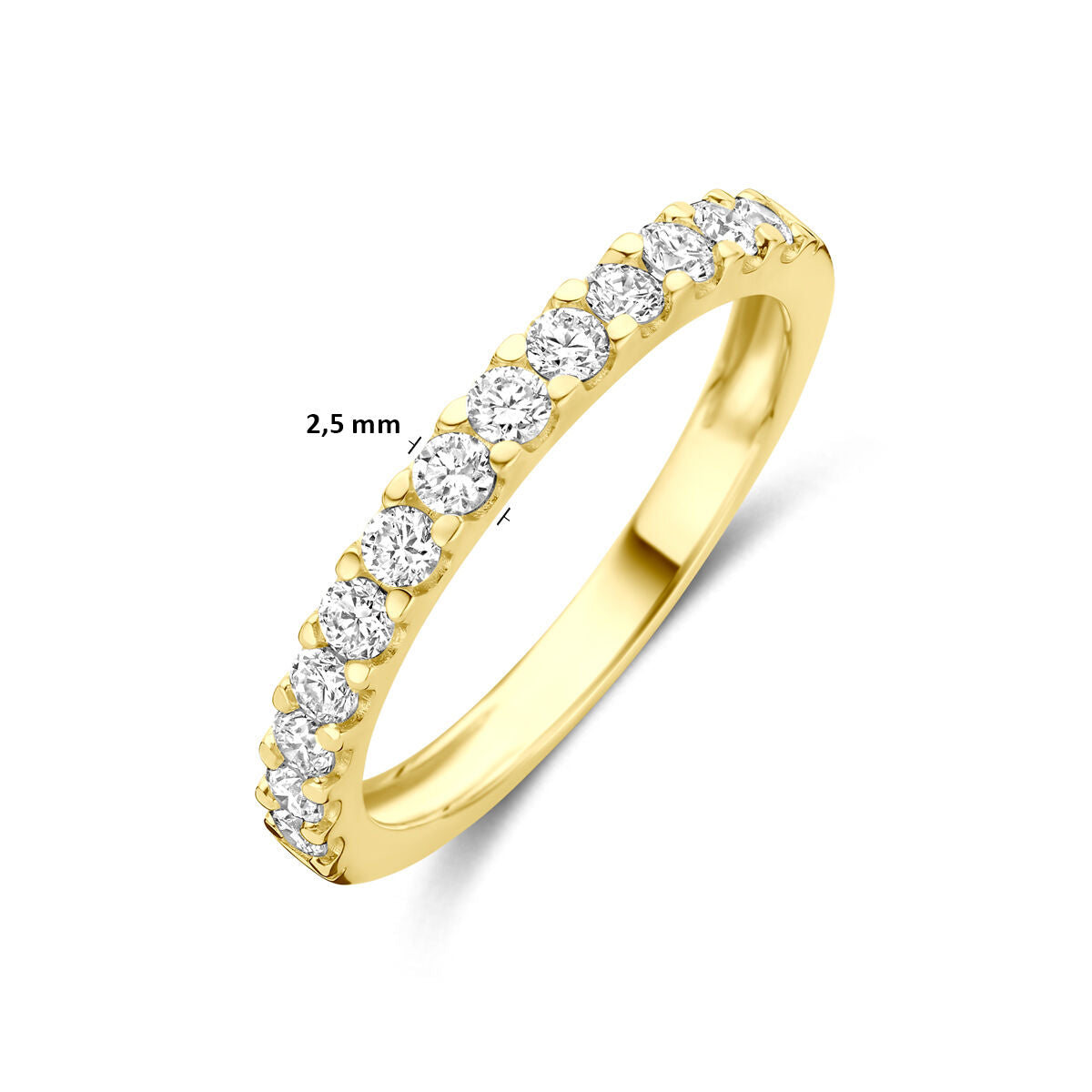 Fantasy Collection Ring lab grown diamant 0.50ct h si 14K geelgoud