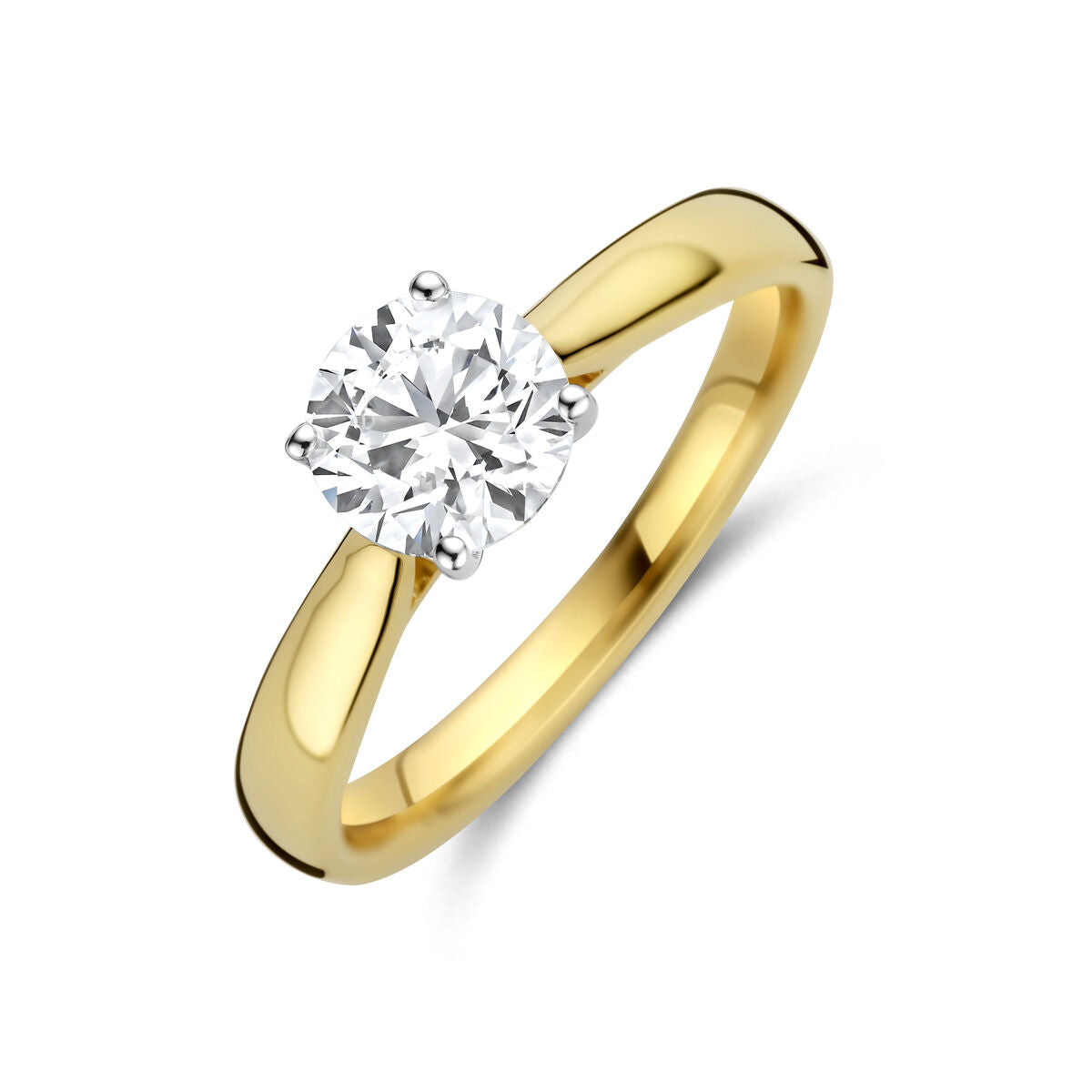 Fantasy Collection Ring lab grown diamant 1.00ct h si 14K bicolor goud