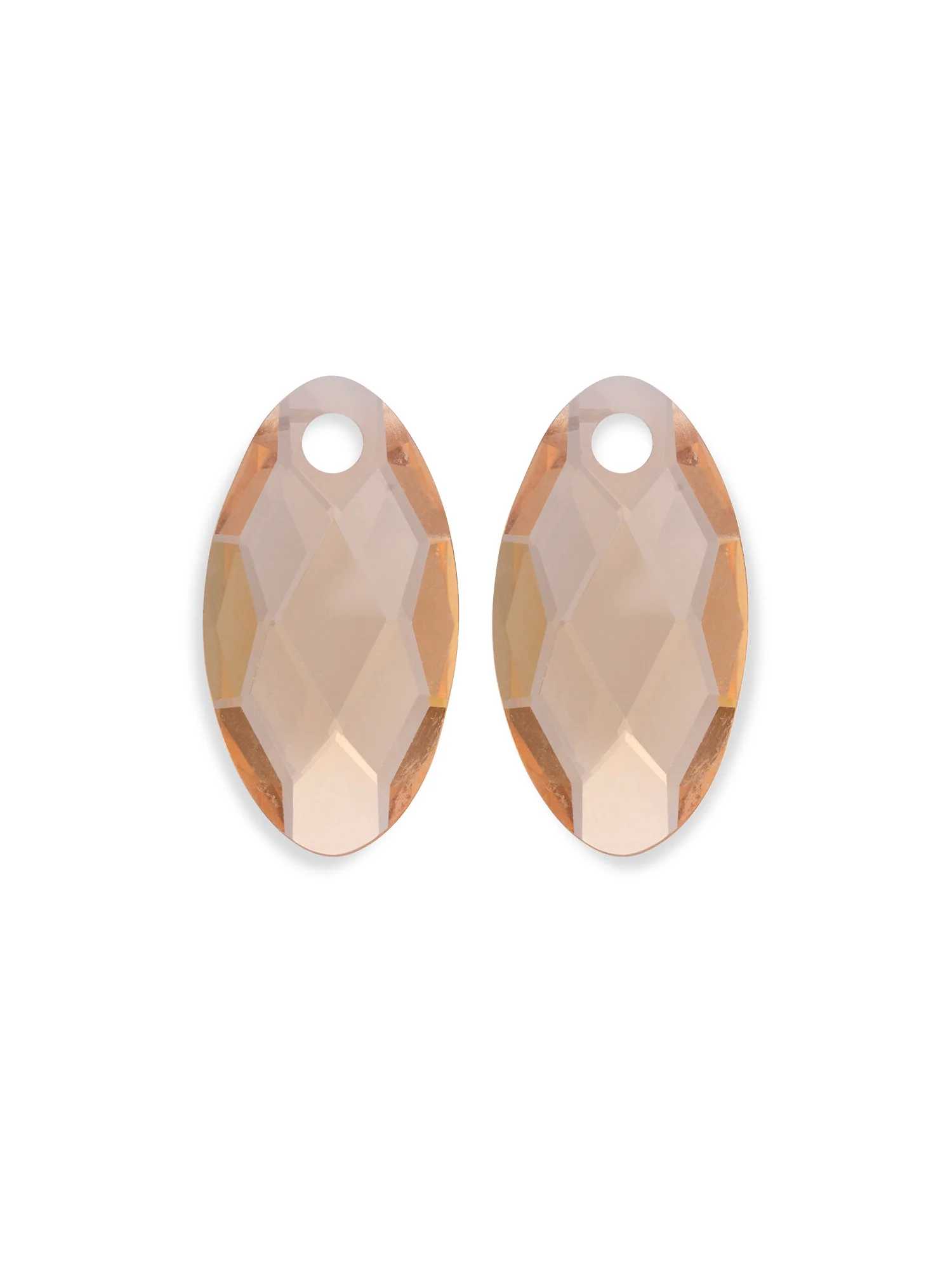 Sparkling Jewels Oorstenen Leaf - Light Gold Citrien EAGEM65-FCLF-S