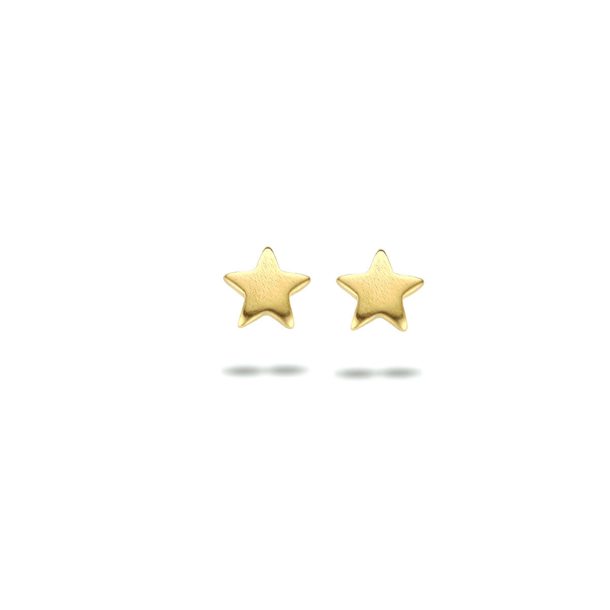 Fantasy Collection Oorbellen ster zilver verguld