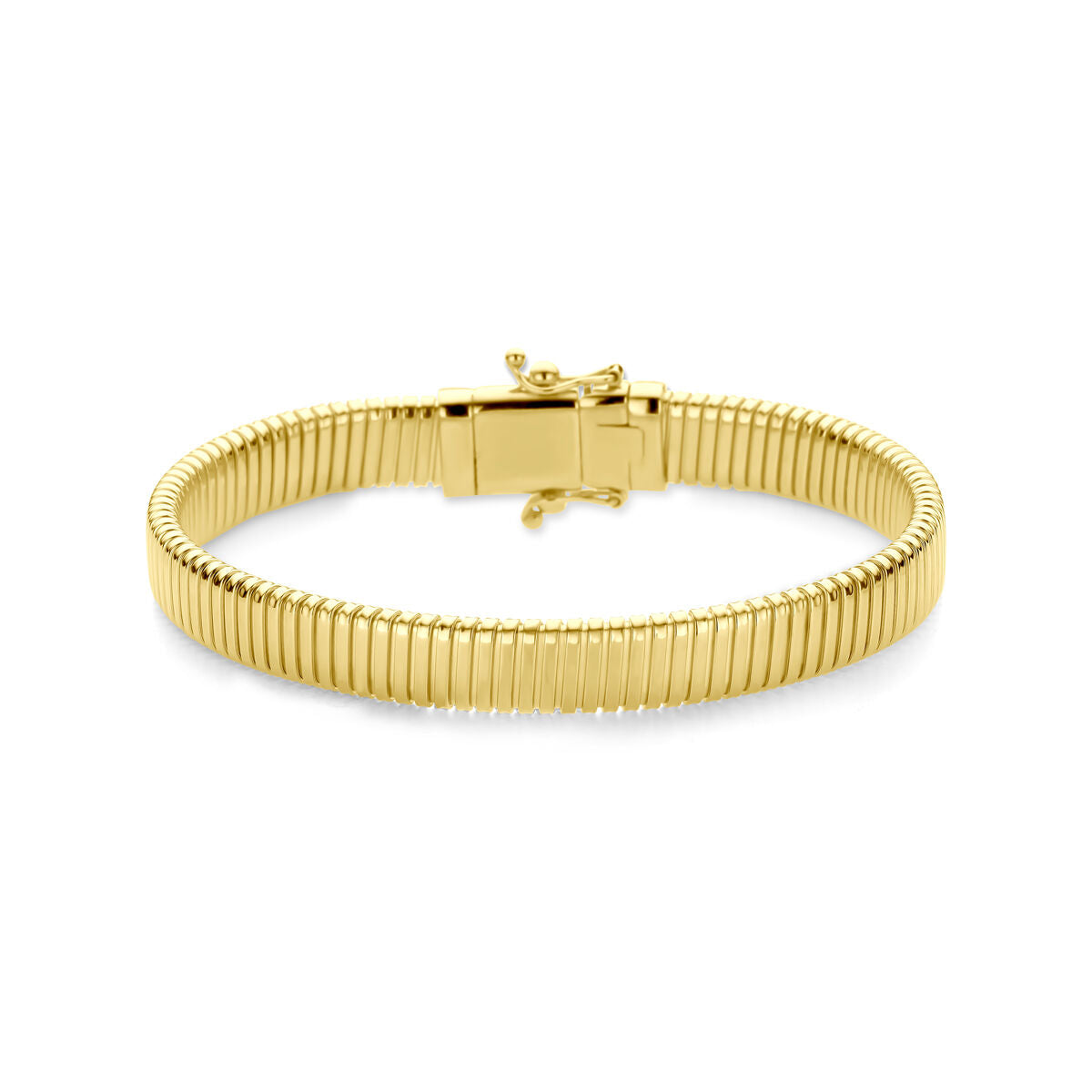 Fantasy Collection Armband tubogas 8 mm 19 cm 14K geelgoud