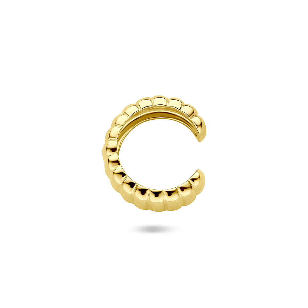 Fantasy Collection Earcuff 13,5 mm 1 micron zilver verguld oorbellen