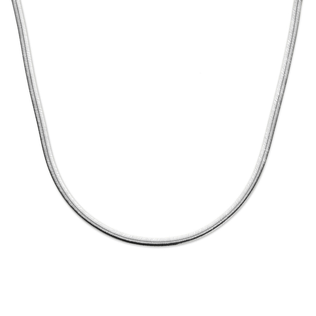 Fantasy Collection Collier gourmette 4,6 mm 40 + 4 cm zilver