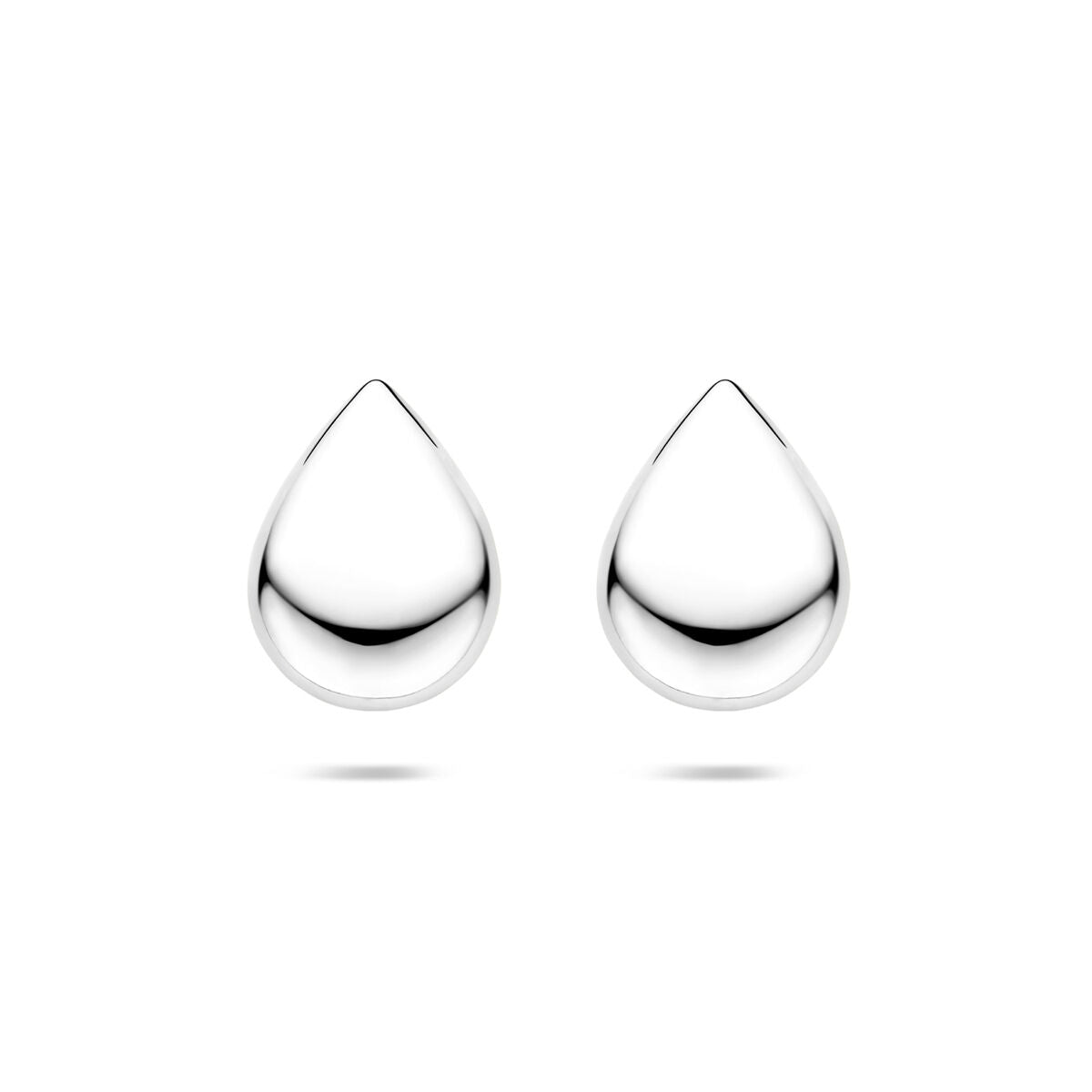 Zilveren gerhodineerde oorknoppen druppel 18,5 mm - 1340863
