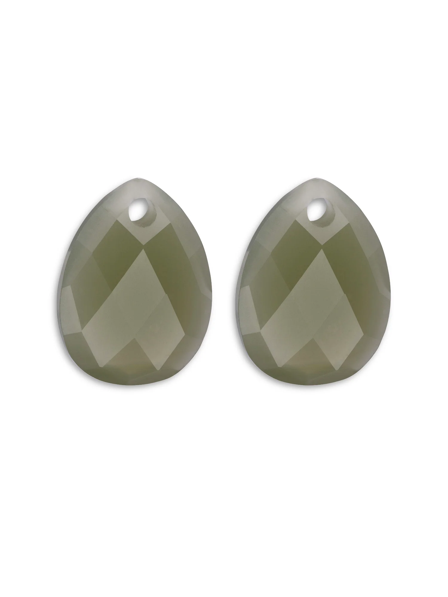 Sparkling Jewels Oorstenen Afterglow - Lime Jade EAGEM64