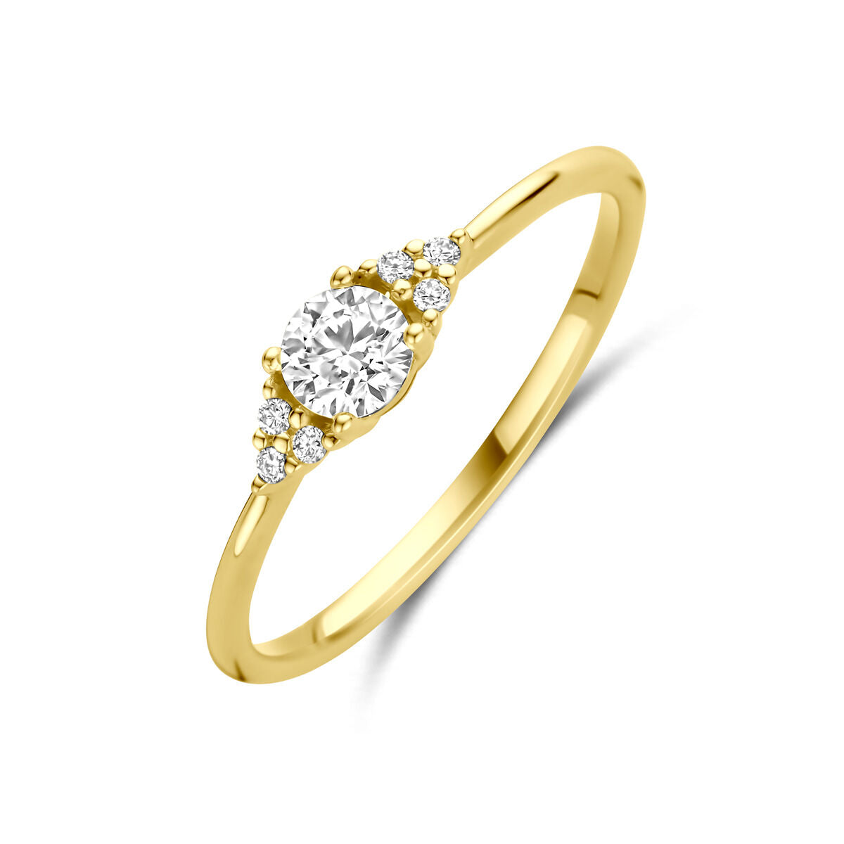 Fantasy Collection Ring diamant 0.28ct h si 14K geelgoud