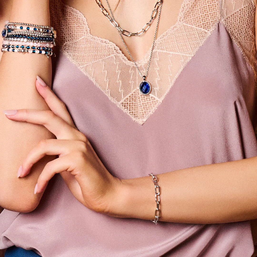 Sparkling Jewels Armband LK-LGS Zilverkleurig