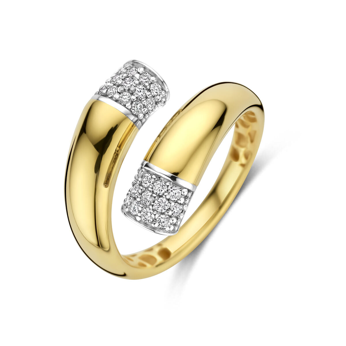 Fantasy Collection Ring diamant 0.30ct h si 14K bicolor goud
