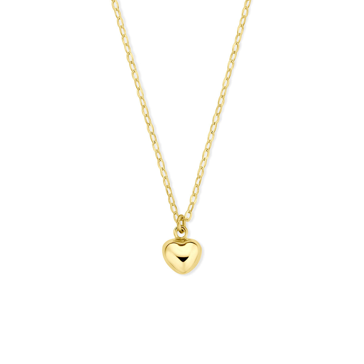 Fantasy Collection Collier hartje 40 - 42 cm 14K geelgoud