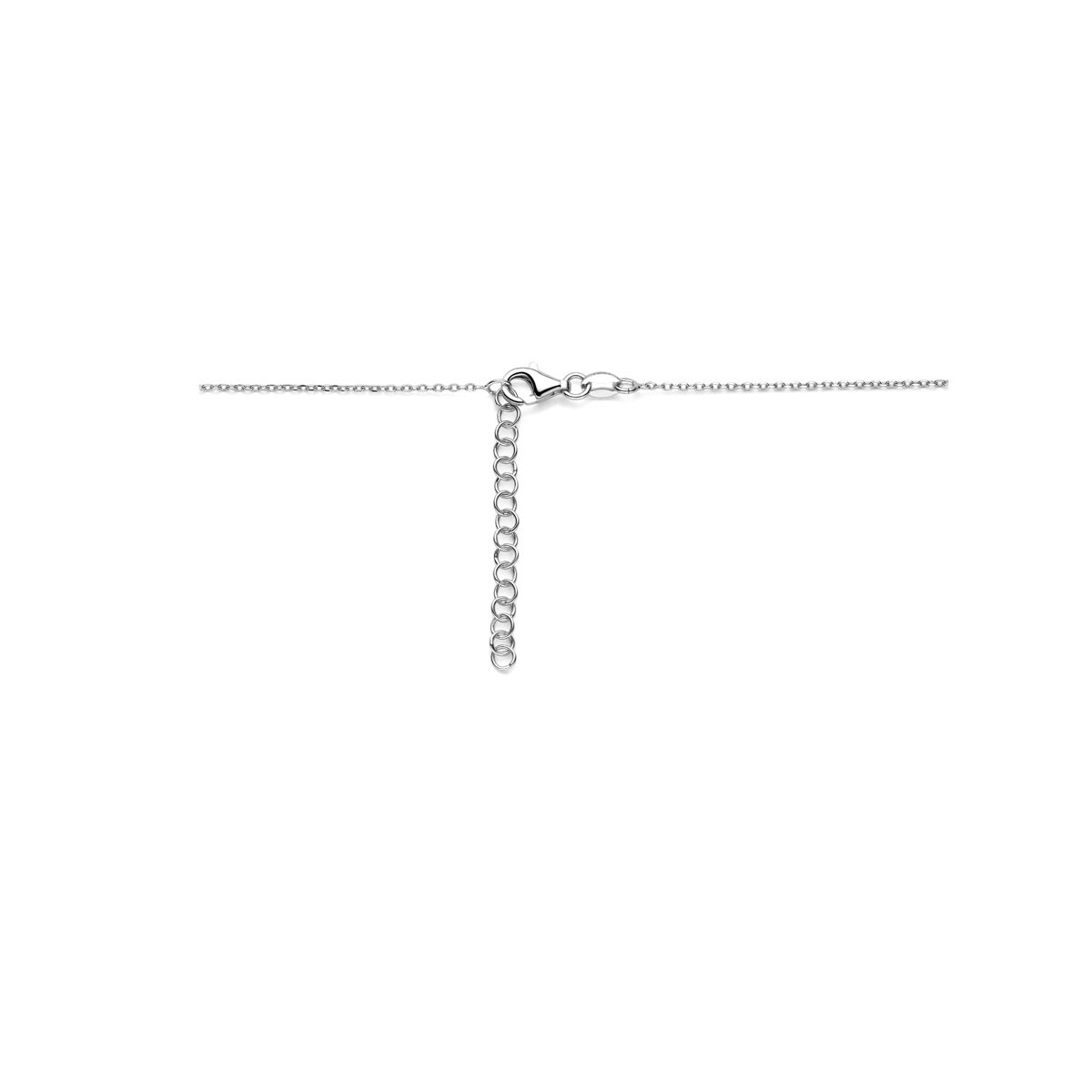 Fantasy Collection Collier druppels 40 + 4 cm zilver