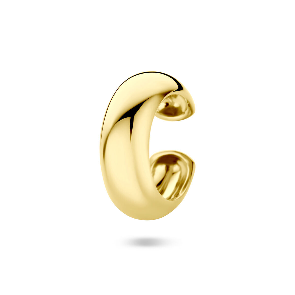 Fantasy Collection Earcuff 15,5 mm 1 micron zilver verguld oorbellen