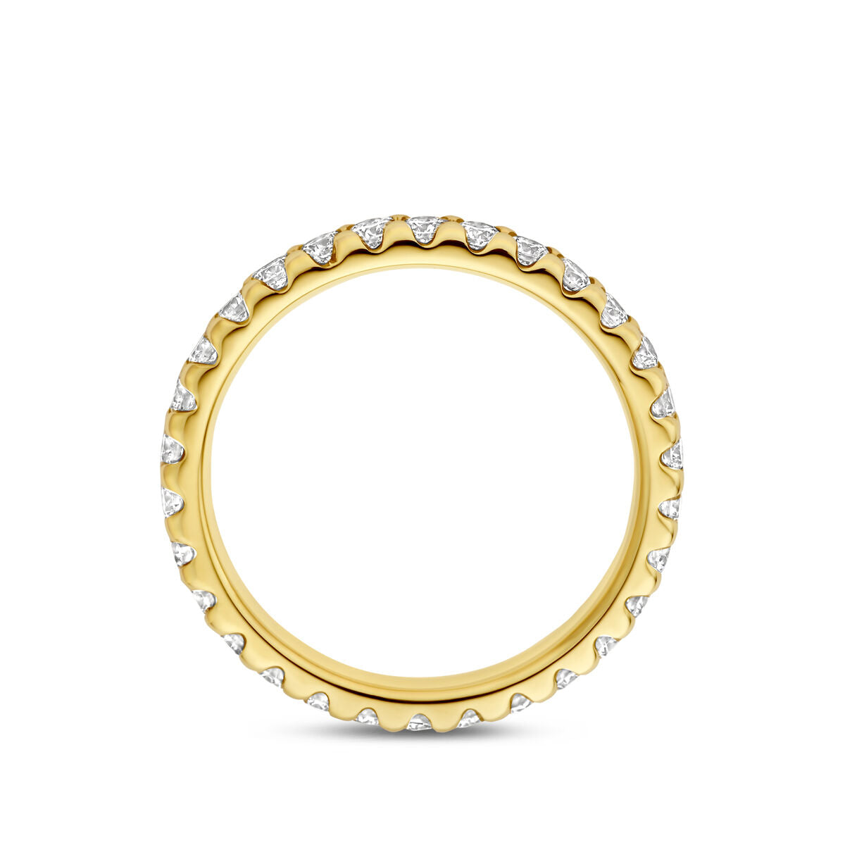 Fantasy Collection Ring lab grown diamant 1.00ct f vs 14K geelgoud