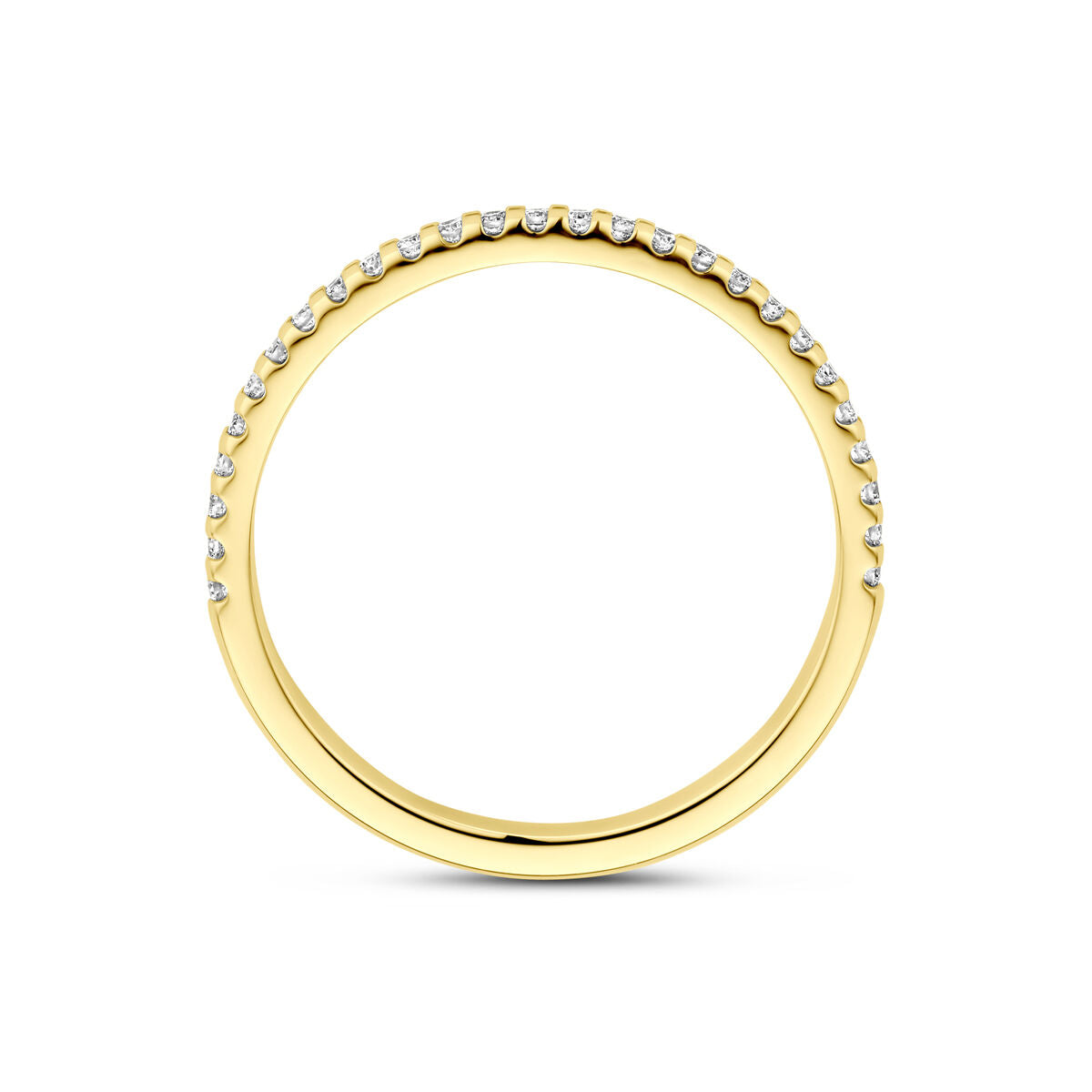 Fantasy Collection Ring lab grown diamant 0.15ct h si 14K geelgoud