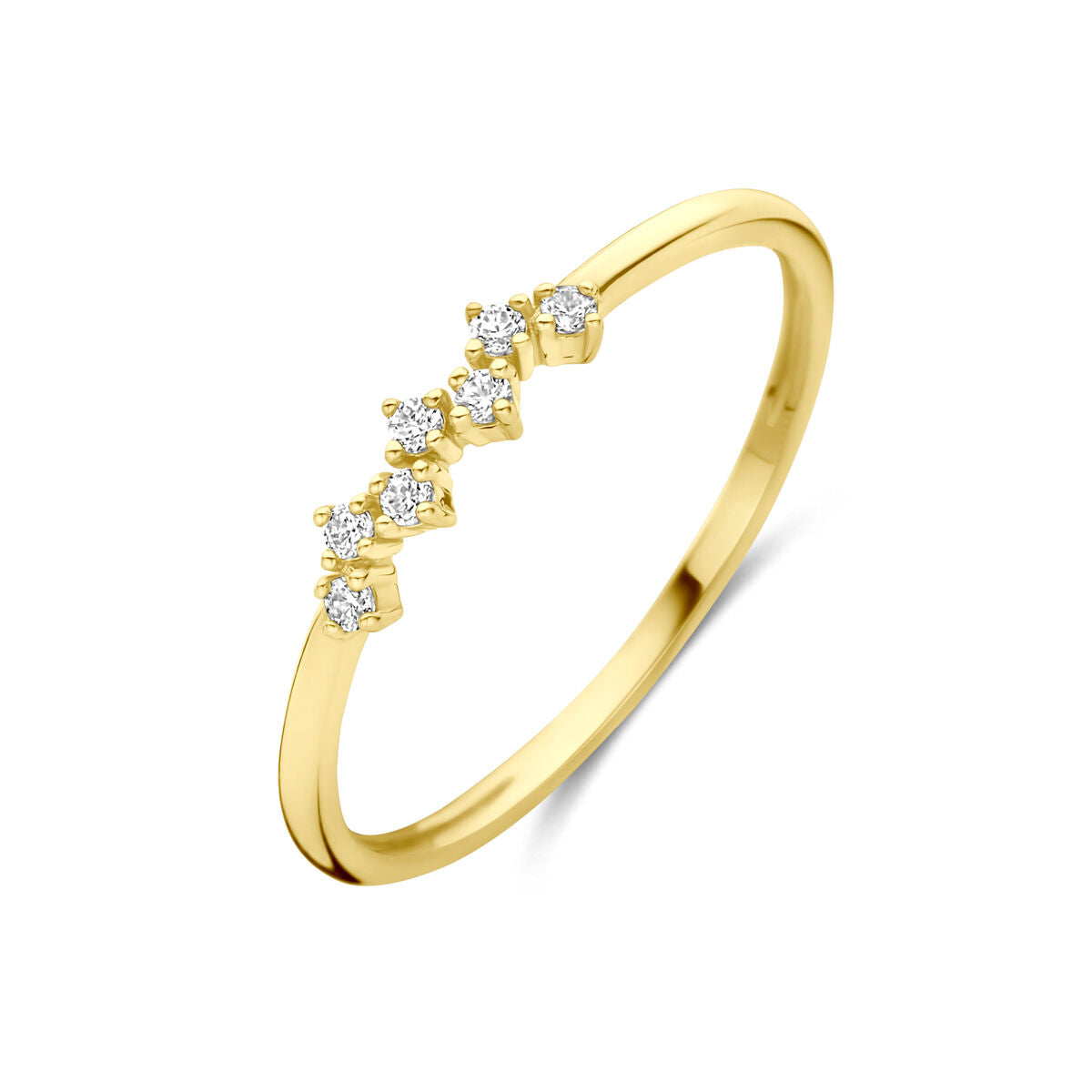 Fantasy Collection Ring zirkonia 14K geelgoud