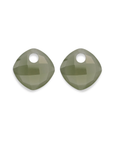 Sparkling Jewels Oorstenen | Cushion Cut - Lime Jade EAGEM64-CC - PansiteNederland.nl