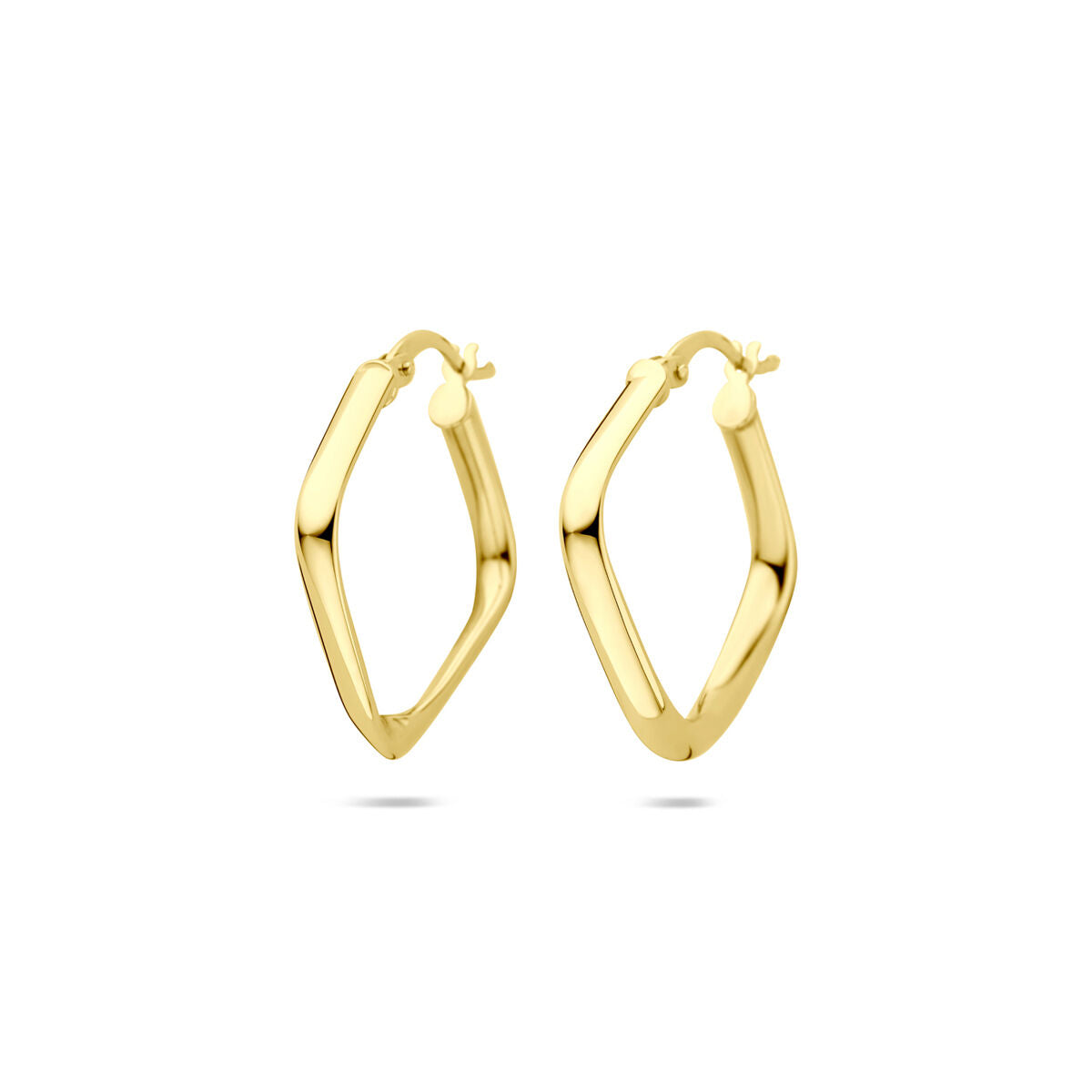 14K geelgouden oorringen 21 mm - 4033497