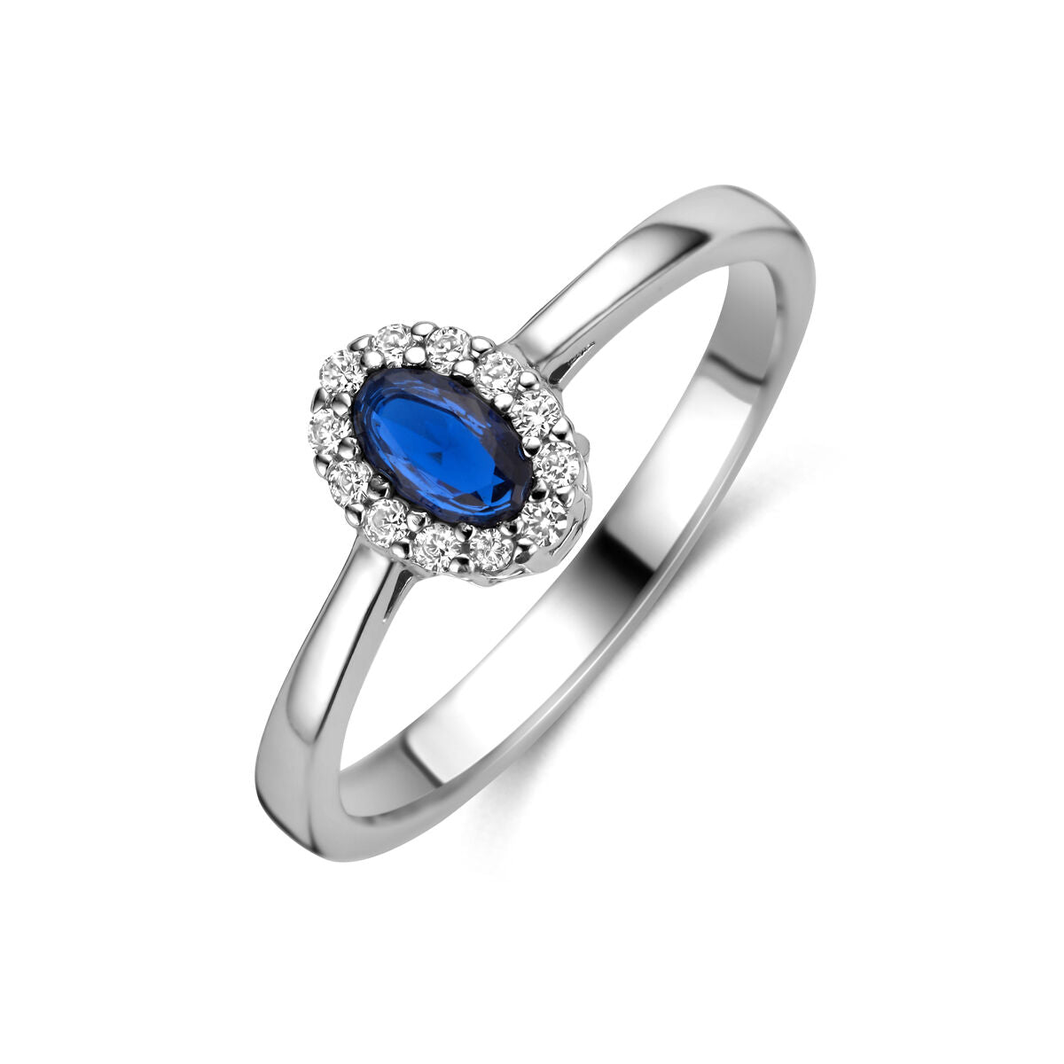 Fantasy Collection Ring saffier zirkonia zilver