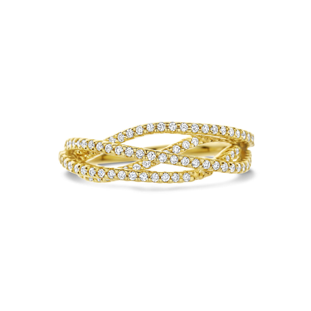 Fantasy Collection Ring diamant 0.34ct h si 14K geelgoud