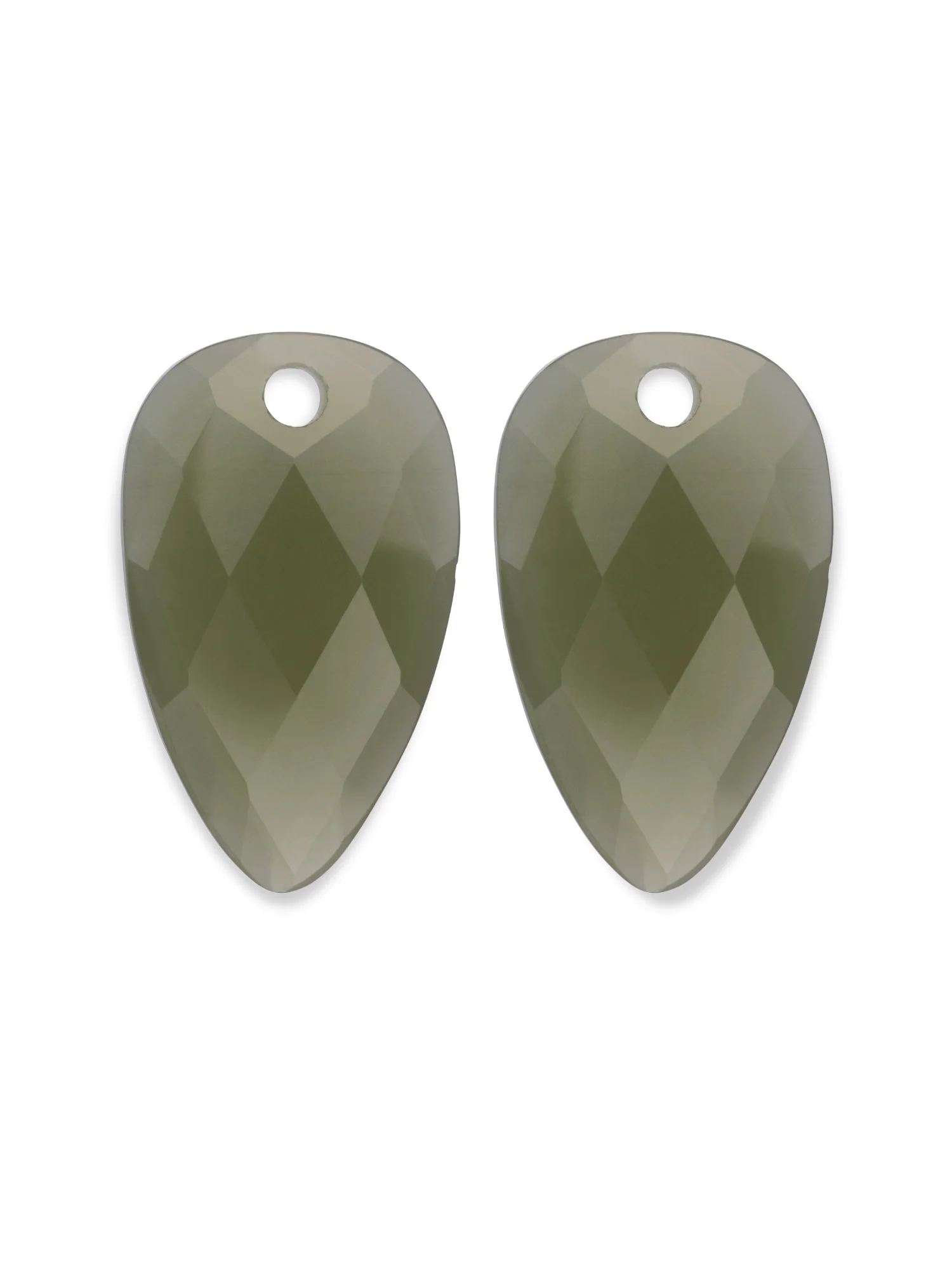 Sparkling Jewels Oorstenen Blossom - Lime Jade EAGEM64-BS