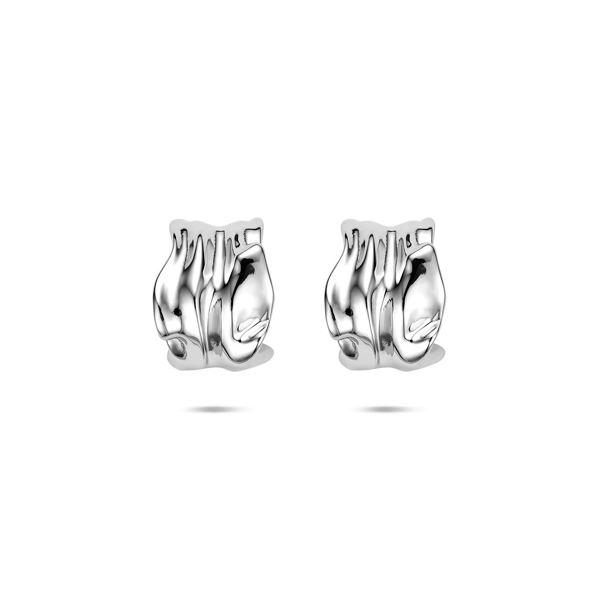 Fantasy Collection Oorbellen 15 mm zilver