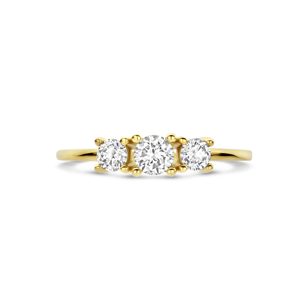 Fantasy Collection Ring lab grown diamant 0.50ct f vs 14K geelgoud