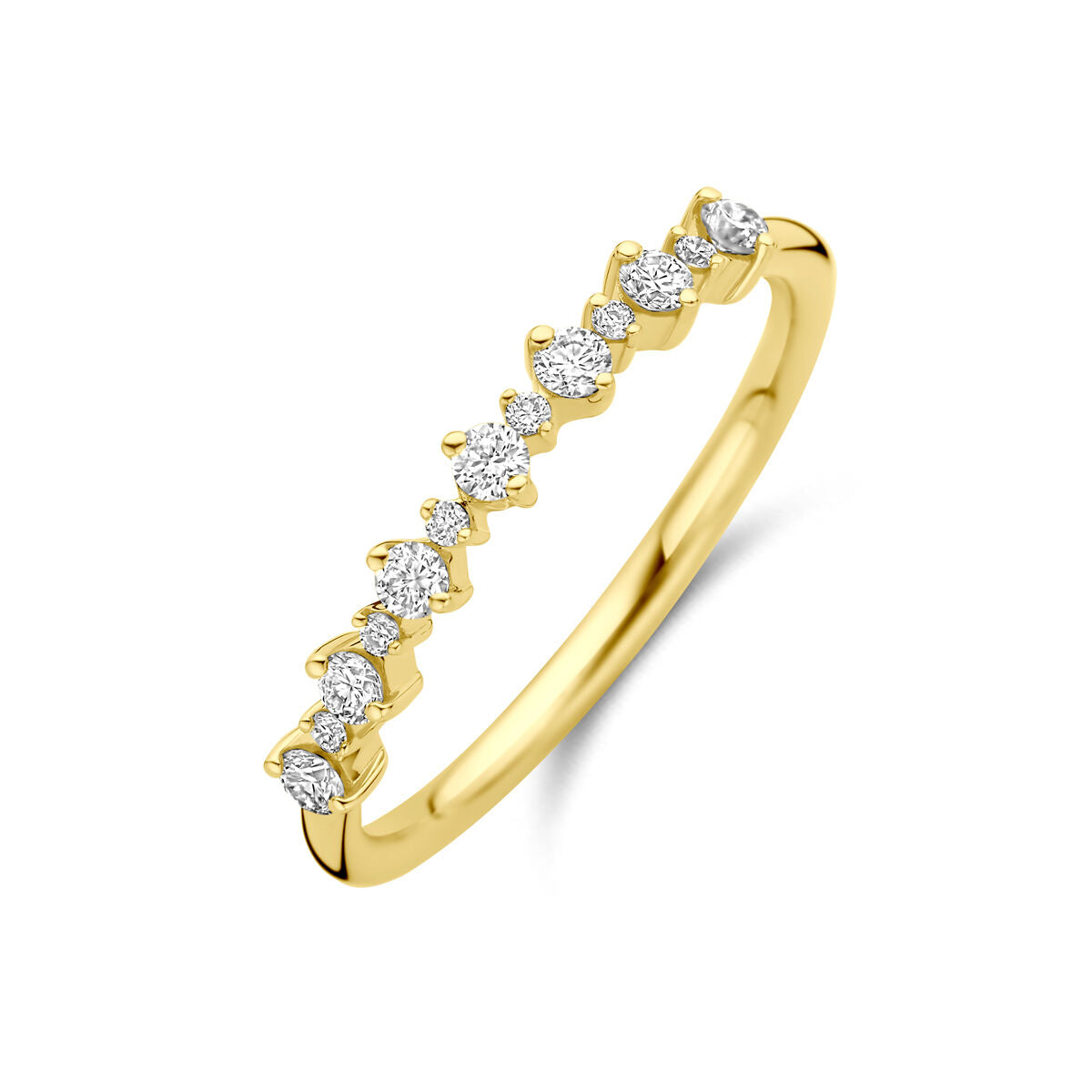 Fantasy Collection Ring lab grown diamant 0.23ct h si 14K geelgoud