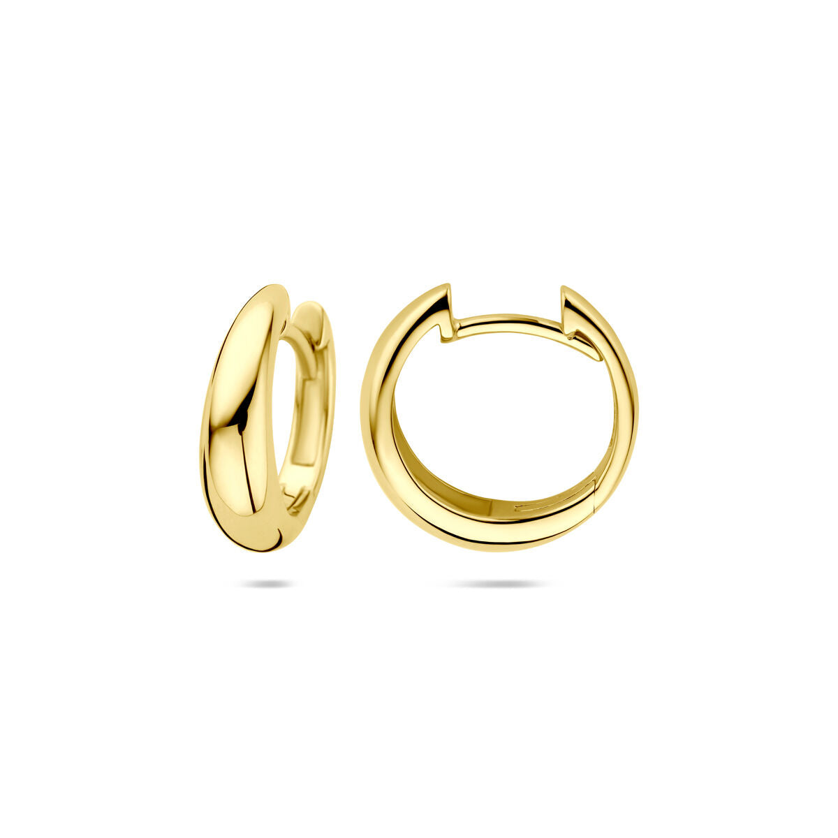 14K geelgouden klapoorringen 14 mm - 4033663
