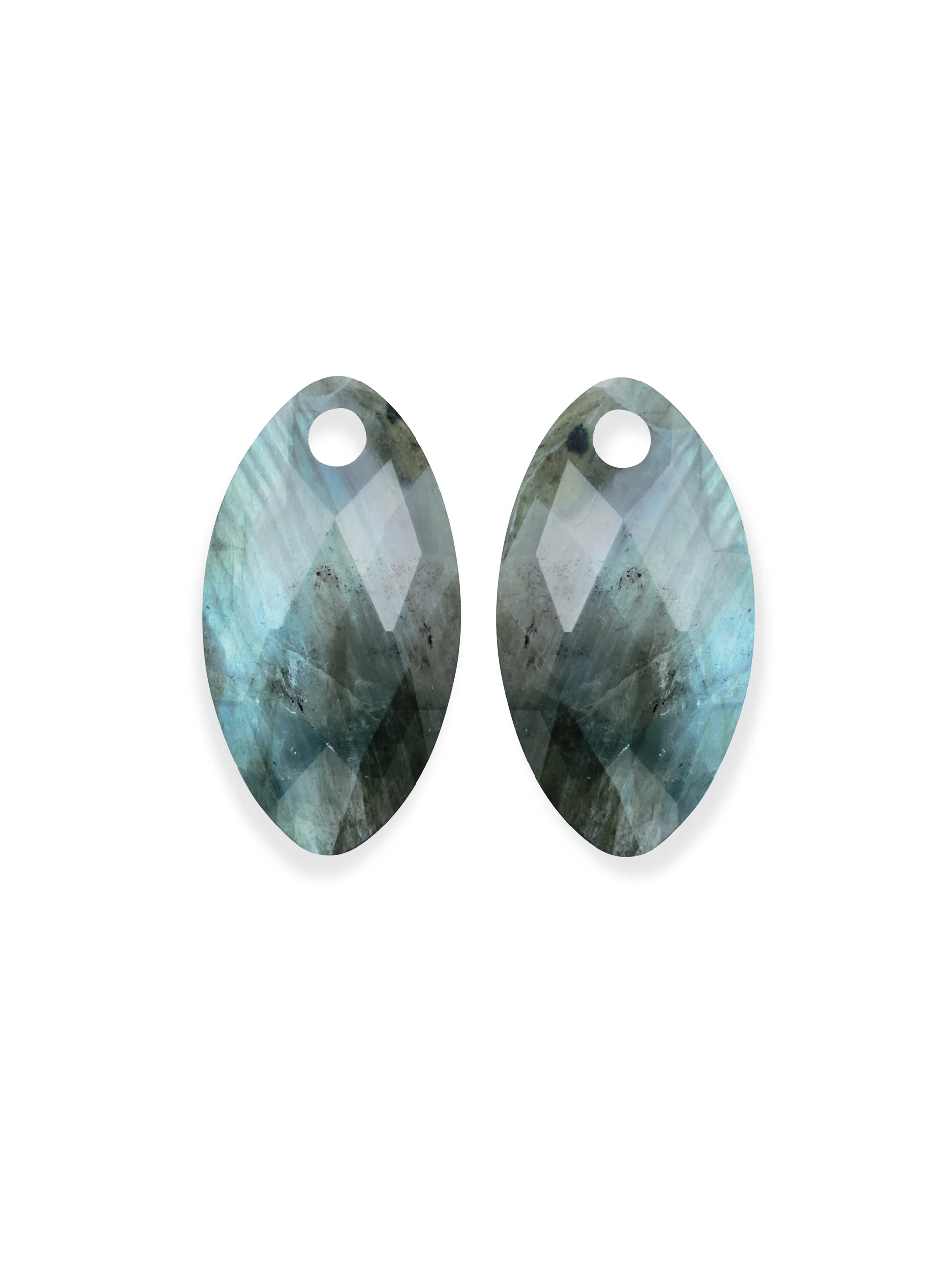 Sparkling Jewels Oorstenen Leaf Labradoriet EAGEM18-FCLF-S