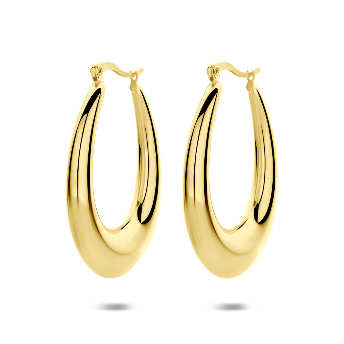 Edelstalen oorringen ion plating 43 mm - 6506145