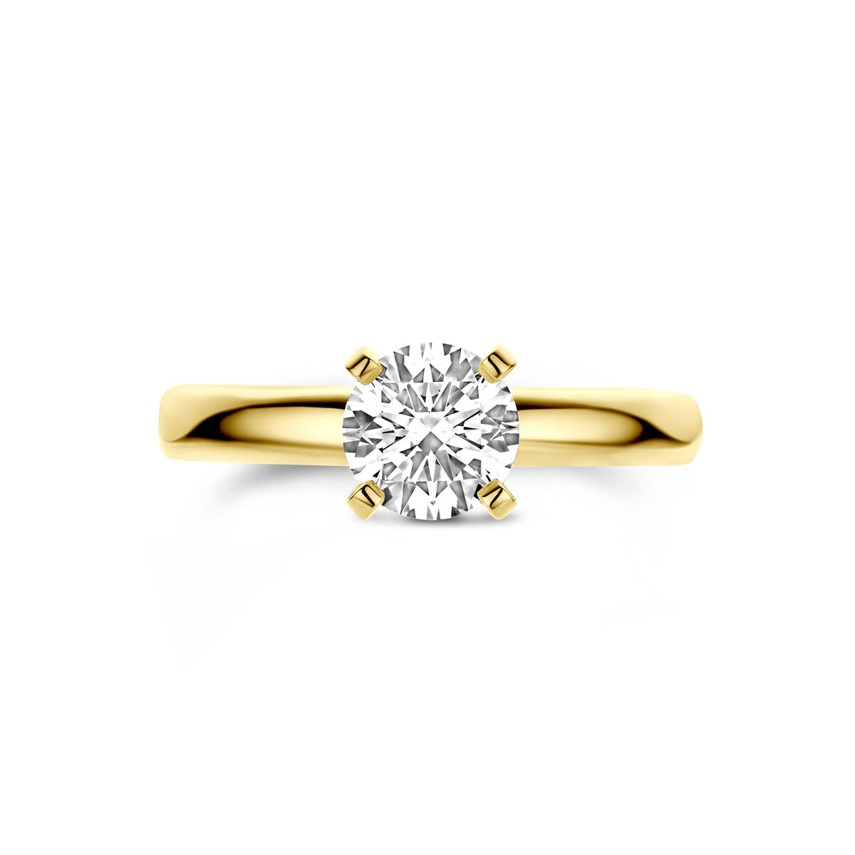Fantasy Collection Ring lab grown diamant 1.00ct g vs 14K geelgoud