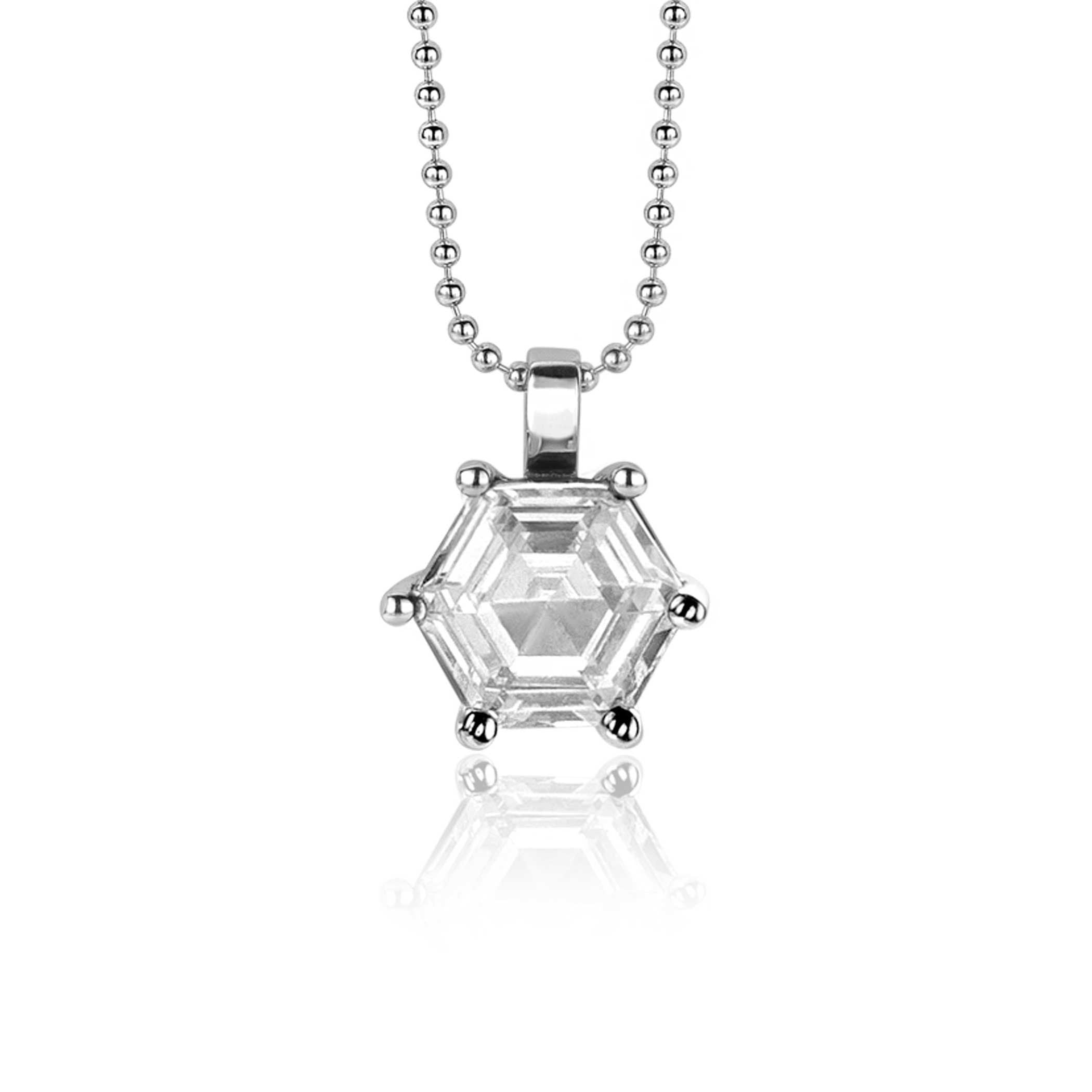 ZINZI Zilveren Hanger met Witte Zirkonia - ZIH2259
