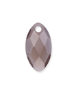 Sparkling Jewels hanger - Facet Leaf Smoky Quartz - 28mm PENGEM23-FCT-S - PansiteNederland.nl