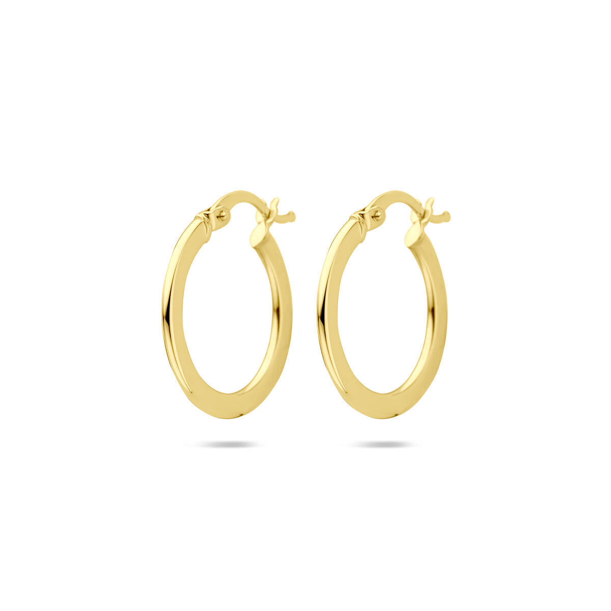 14K geelgouden oorringen 21 mm - 4033498