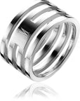Mart Visser by ZINZI zilveren ring glad MVR1 - PansiteNederland.nl