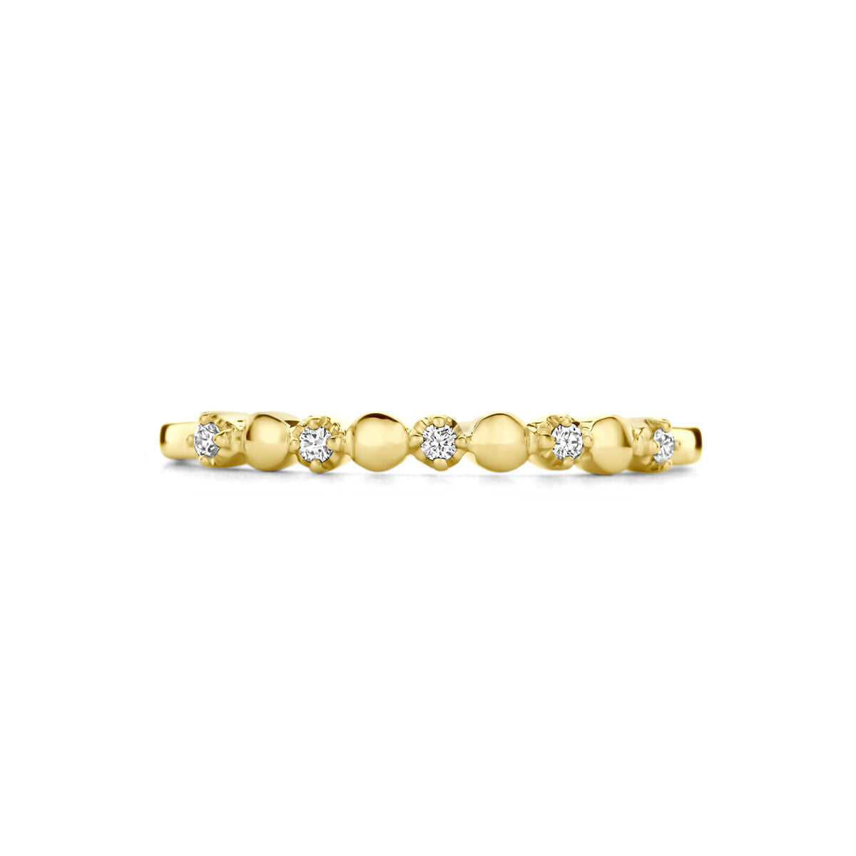 Fantasy Collection Ring diamant 0.05ct h si 14K geelgoud