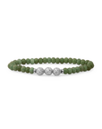 Sparkling Jewels armband Lime Jade Fuse beads - Silver - 6mm SB-S-6MM-FUSE-G64 - PansiteNederland.nl