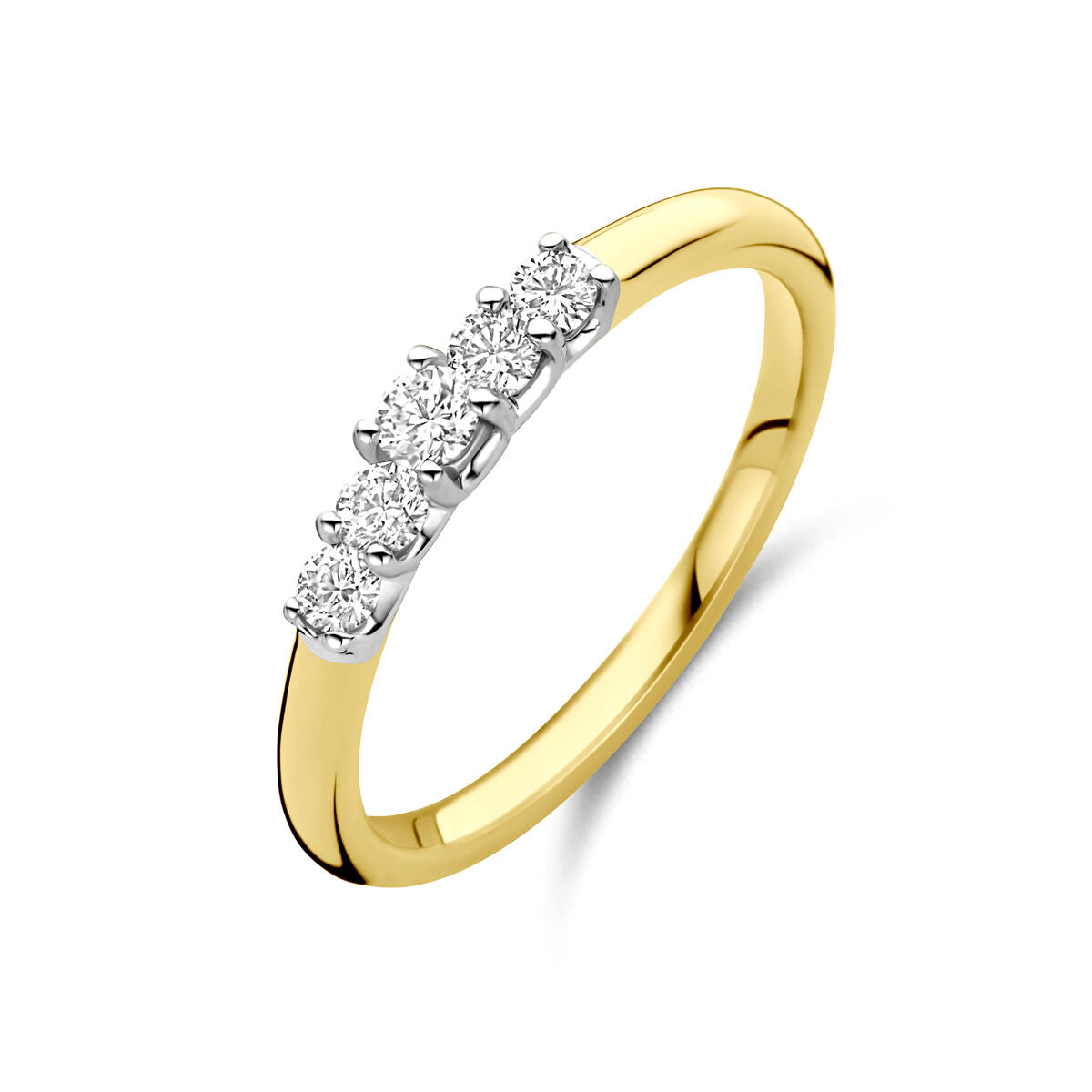 Fantasy Collection Ring diamant 0.30ct h si 14K bicolor goud