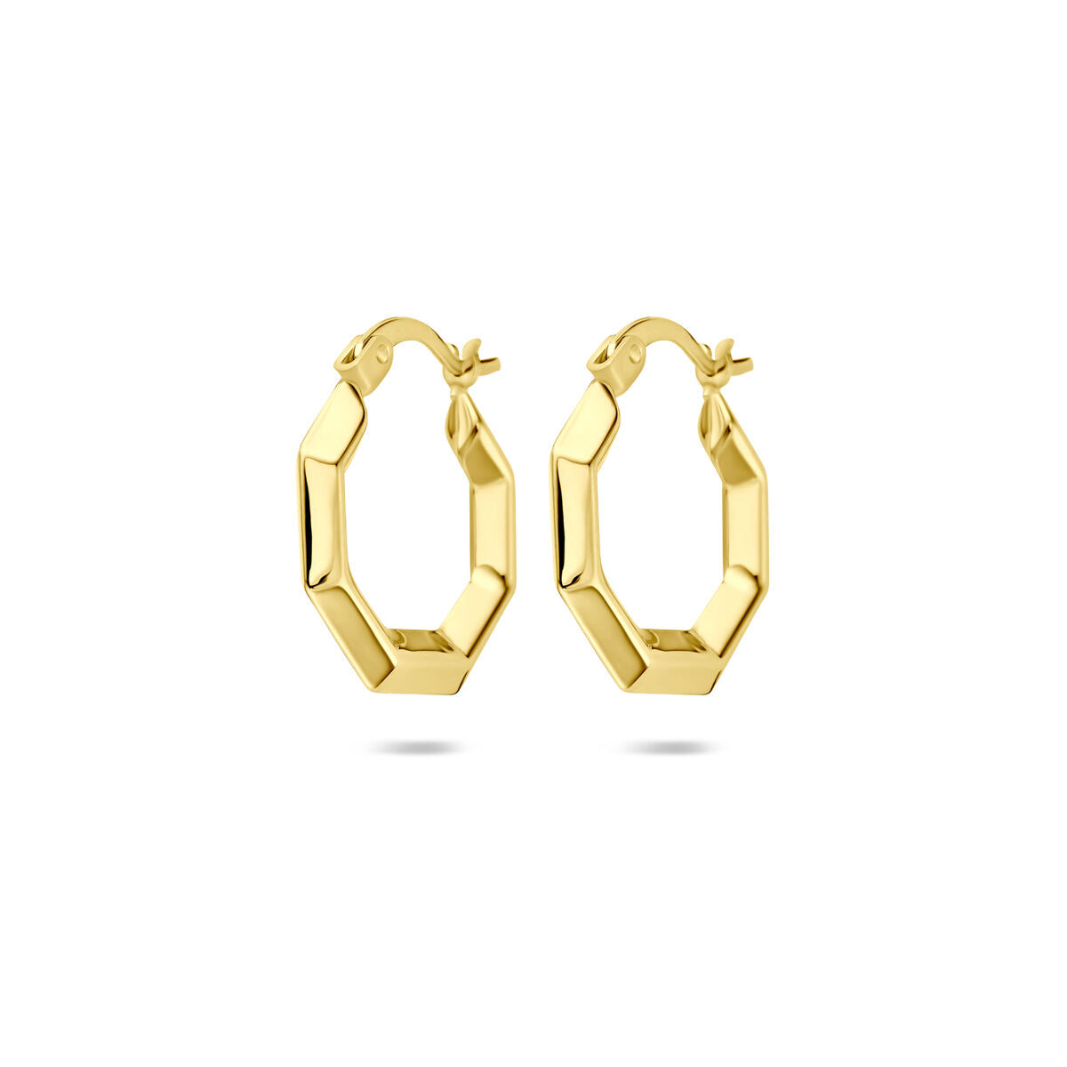 14K geelgouden oorringen 20 mm - 4033423