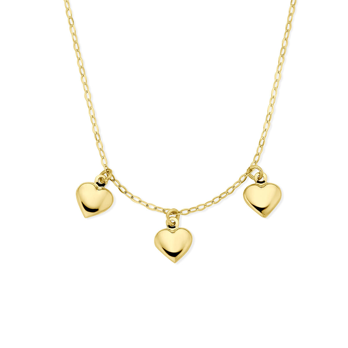 Fantasy Collection Collier hartjes 40 - 42 cm 14K geelgoud