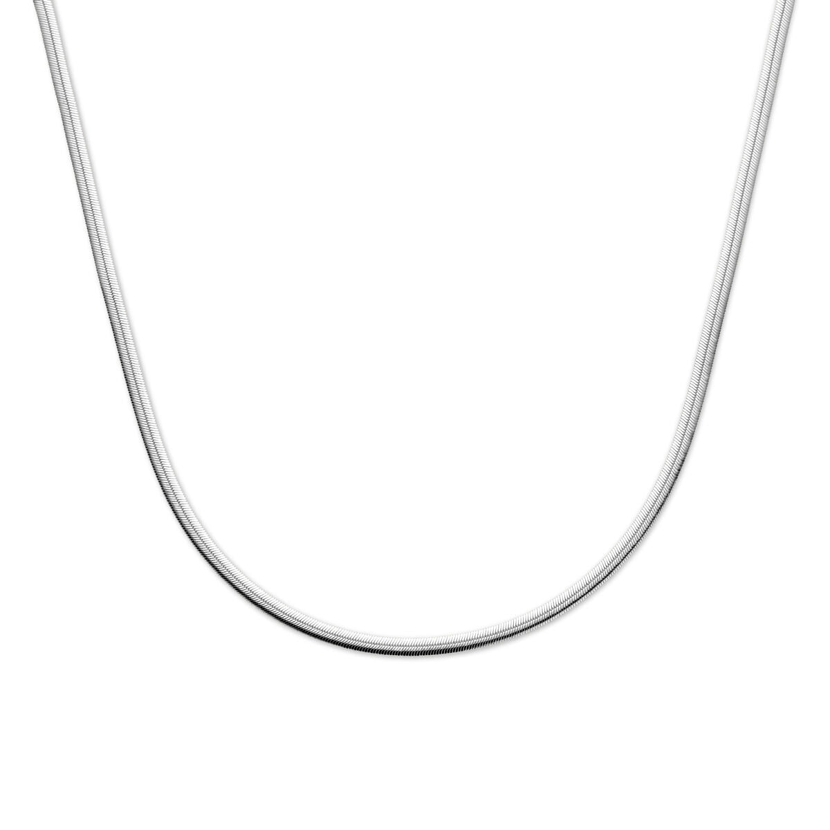 Fantasy Collection Collier gourmette 4 mm 40 + 4 cm zilver