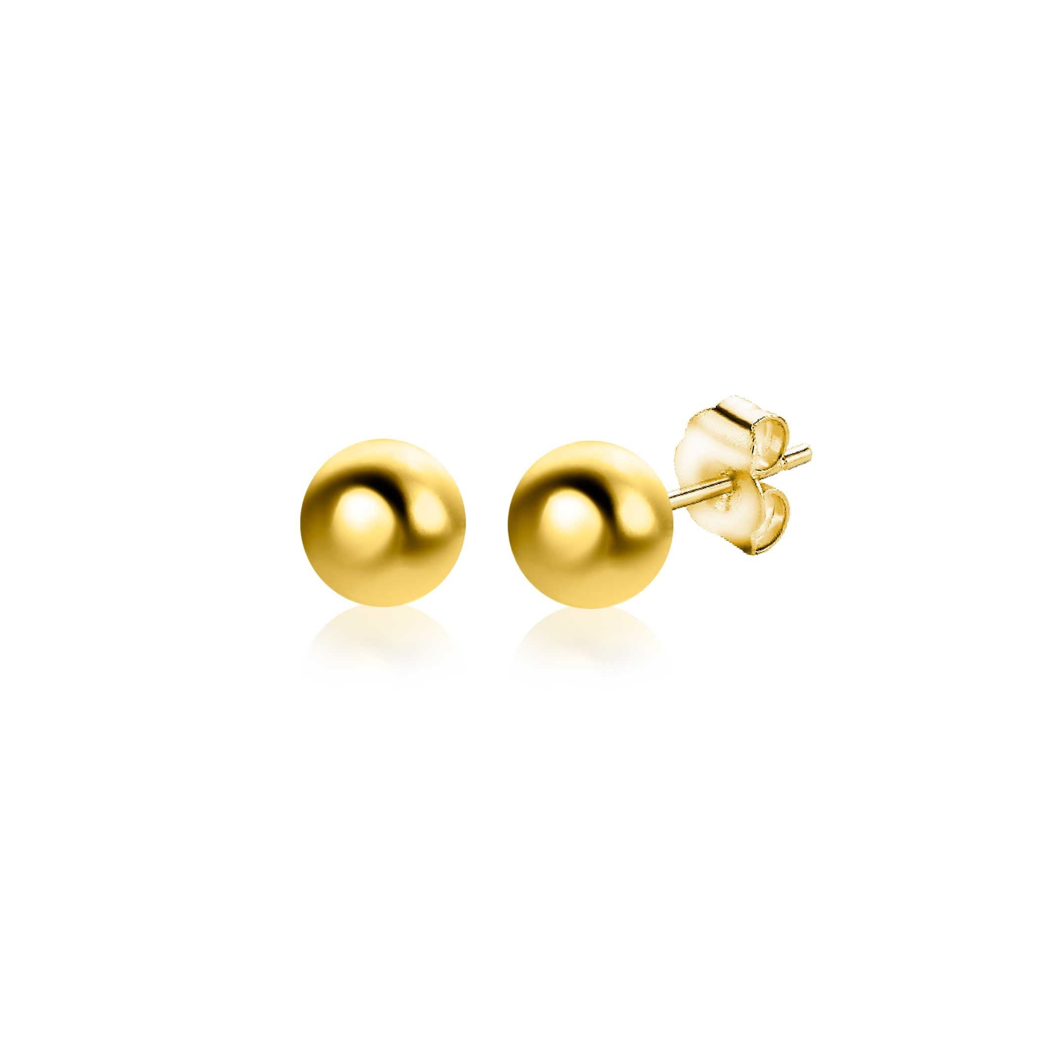 ZINZI 14K Gouden Oorknoppen ZGO394 oorbellen