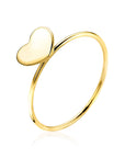 ZINZI Gold 14 karaat gouden ring hartje ZGR214 - PansiteNederland.nl