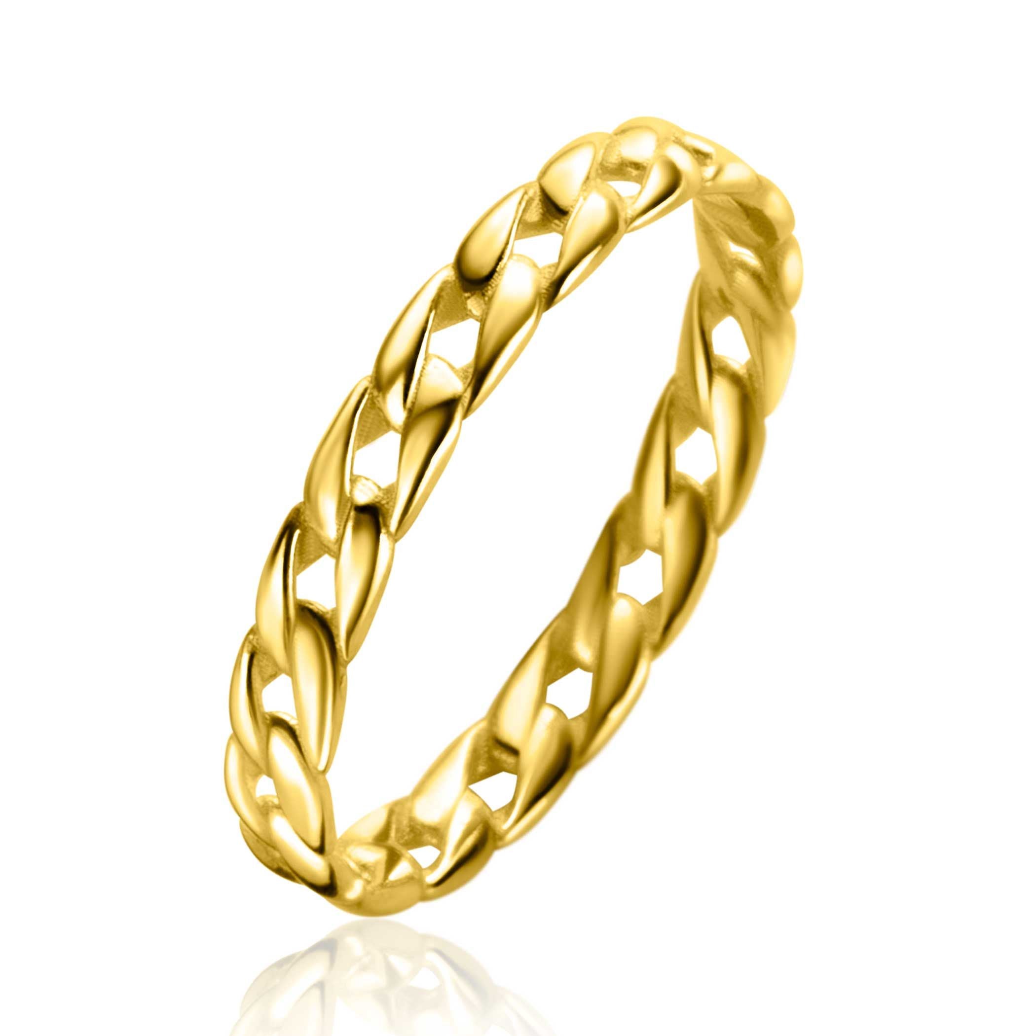 ZINZI 14K Gouden Ring ZGR448 zilver