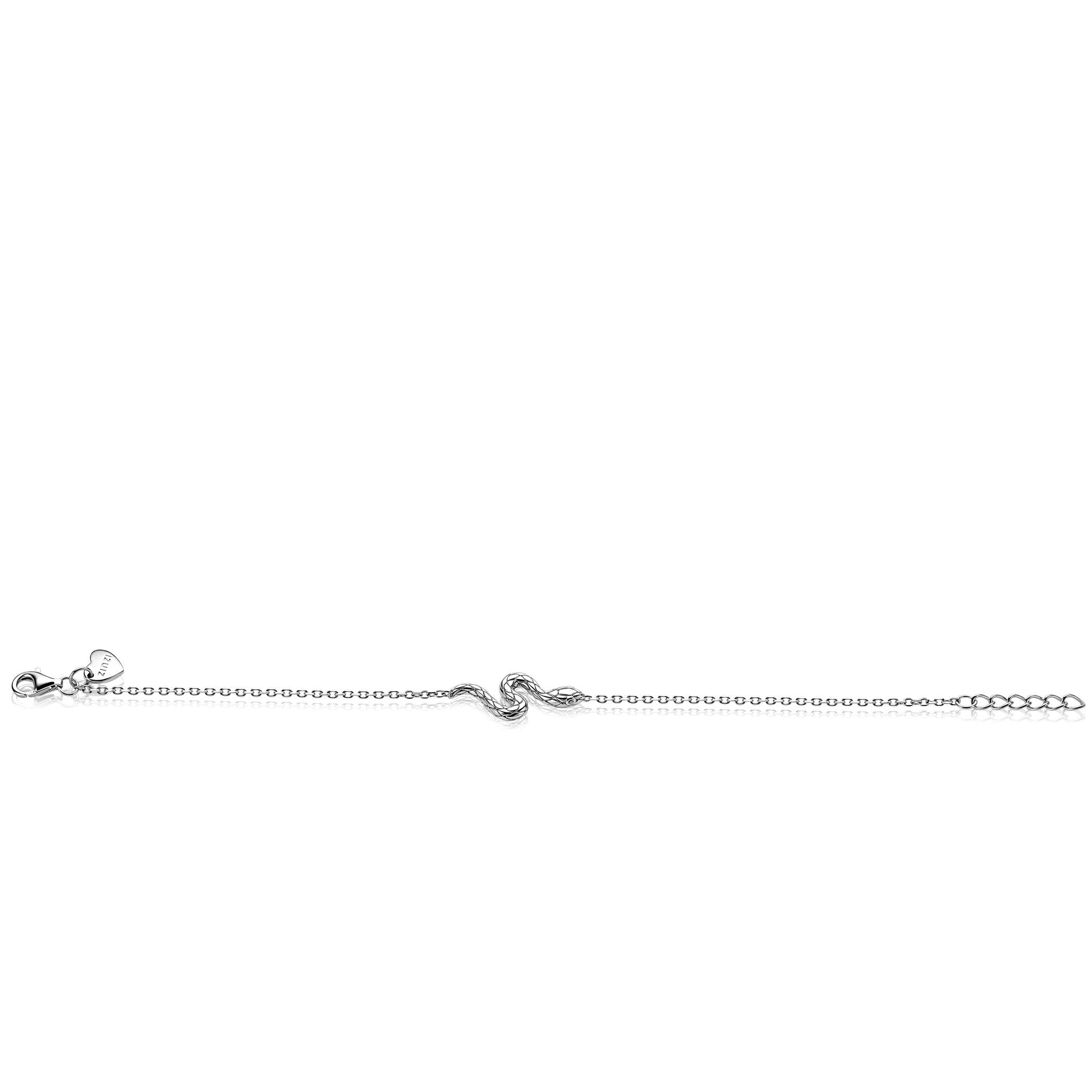 ZINZI Zilveren Armband met Witte Zirkonia - ZIA2721